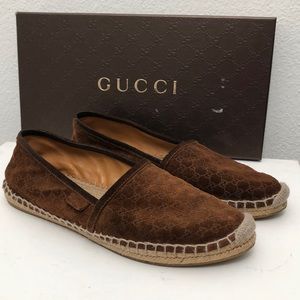 Gucci suede espadrilles
